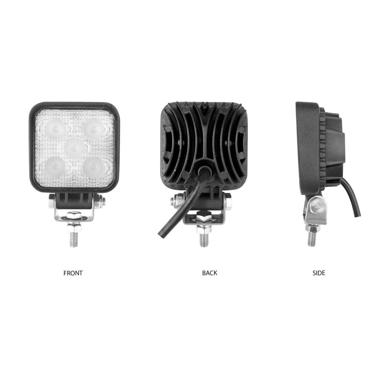 3" Universal Mini Square LED Spot Work Lamp