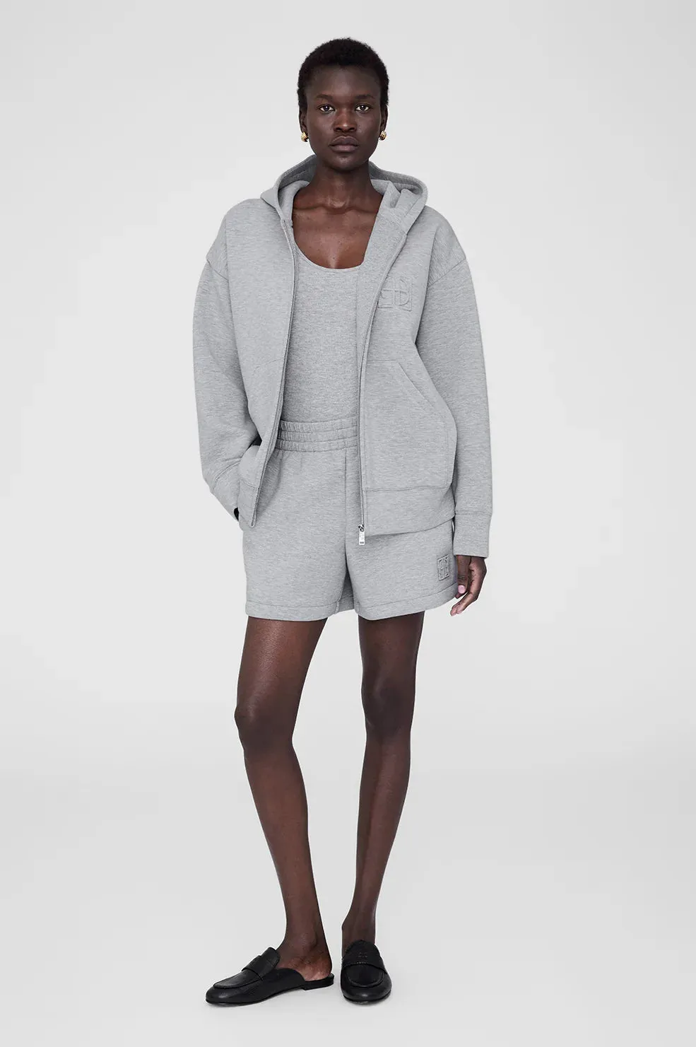 ANINE BING BOND ZIP UP HOODIE