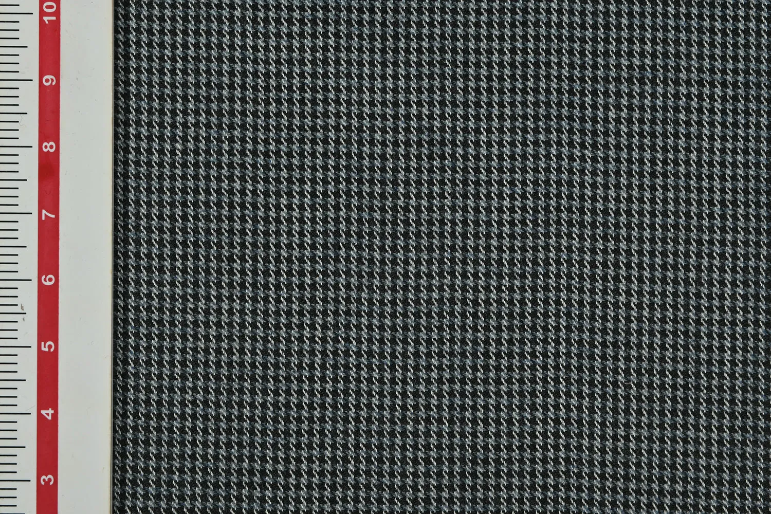 Black & White Checks Tweed Hound stooth Fabric
