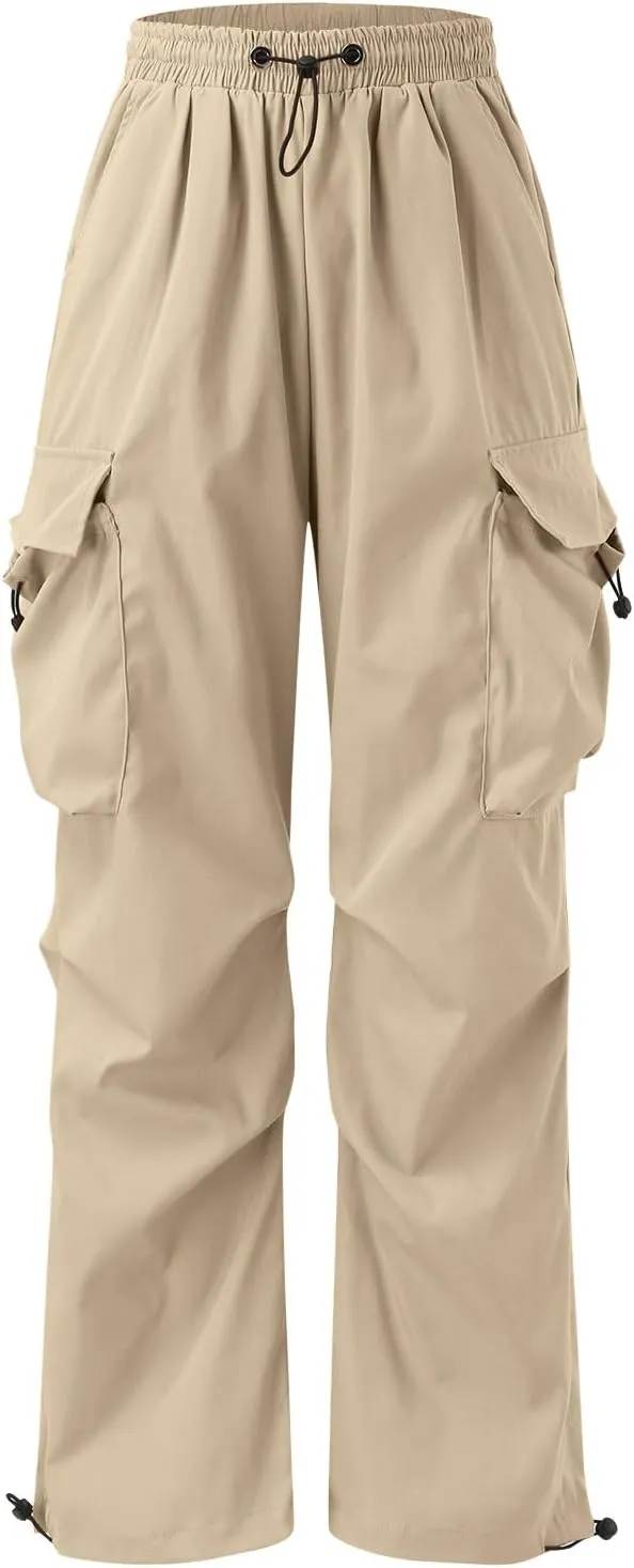Cargo Pant for Men Casual Work Pant Elastic Waist Cotton Stretchy Track Pants with Pockets