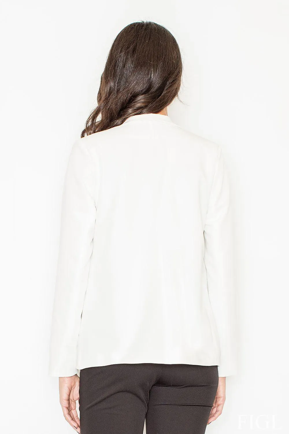 Chic Zip-Up Jacket with Plush Interior and Practical Zip Pockets