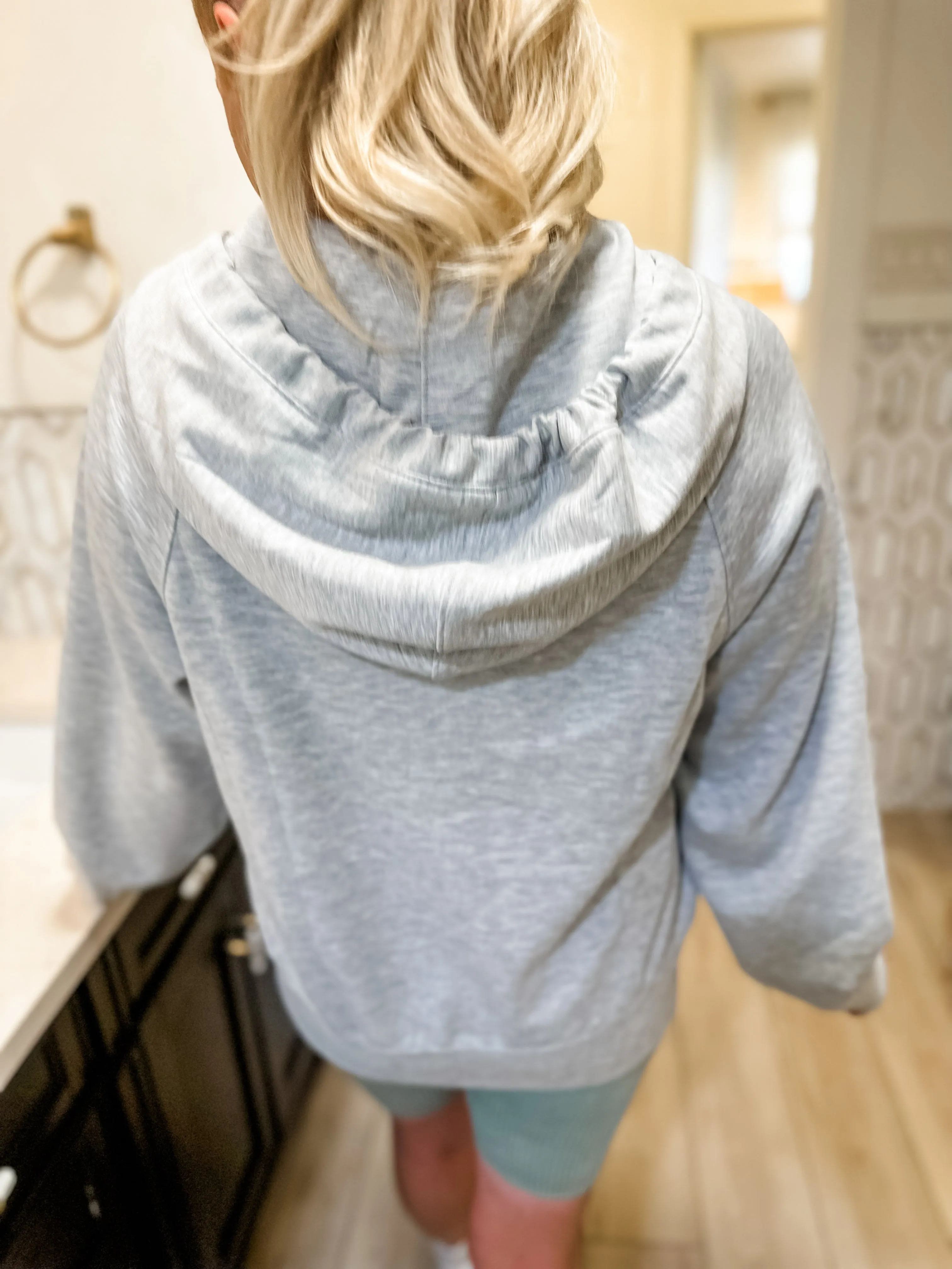 Everyday LU Full Zip Up Grey