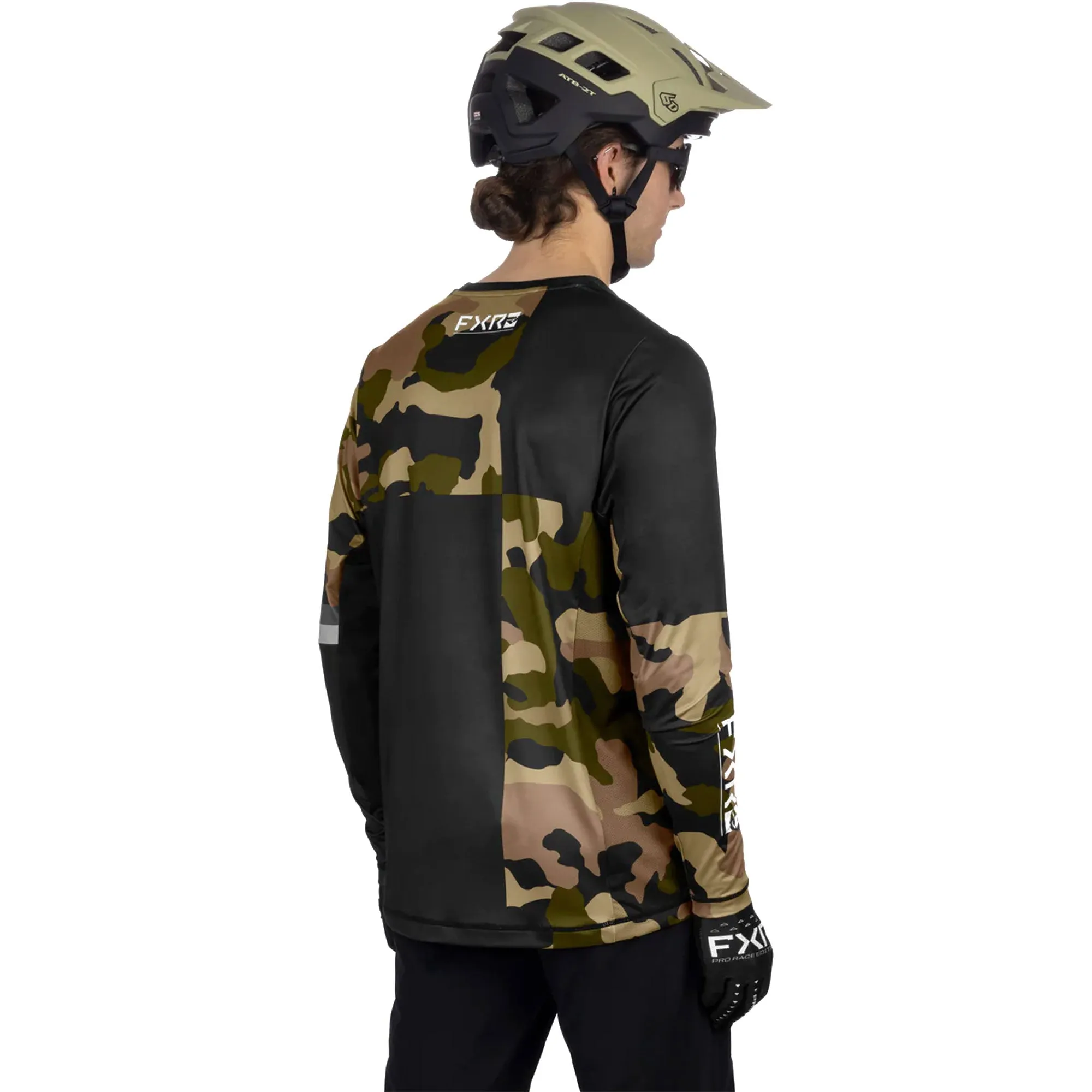 FXR ProFlex UPF Long Sleeve Offroad Jersey Camo/Black