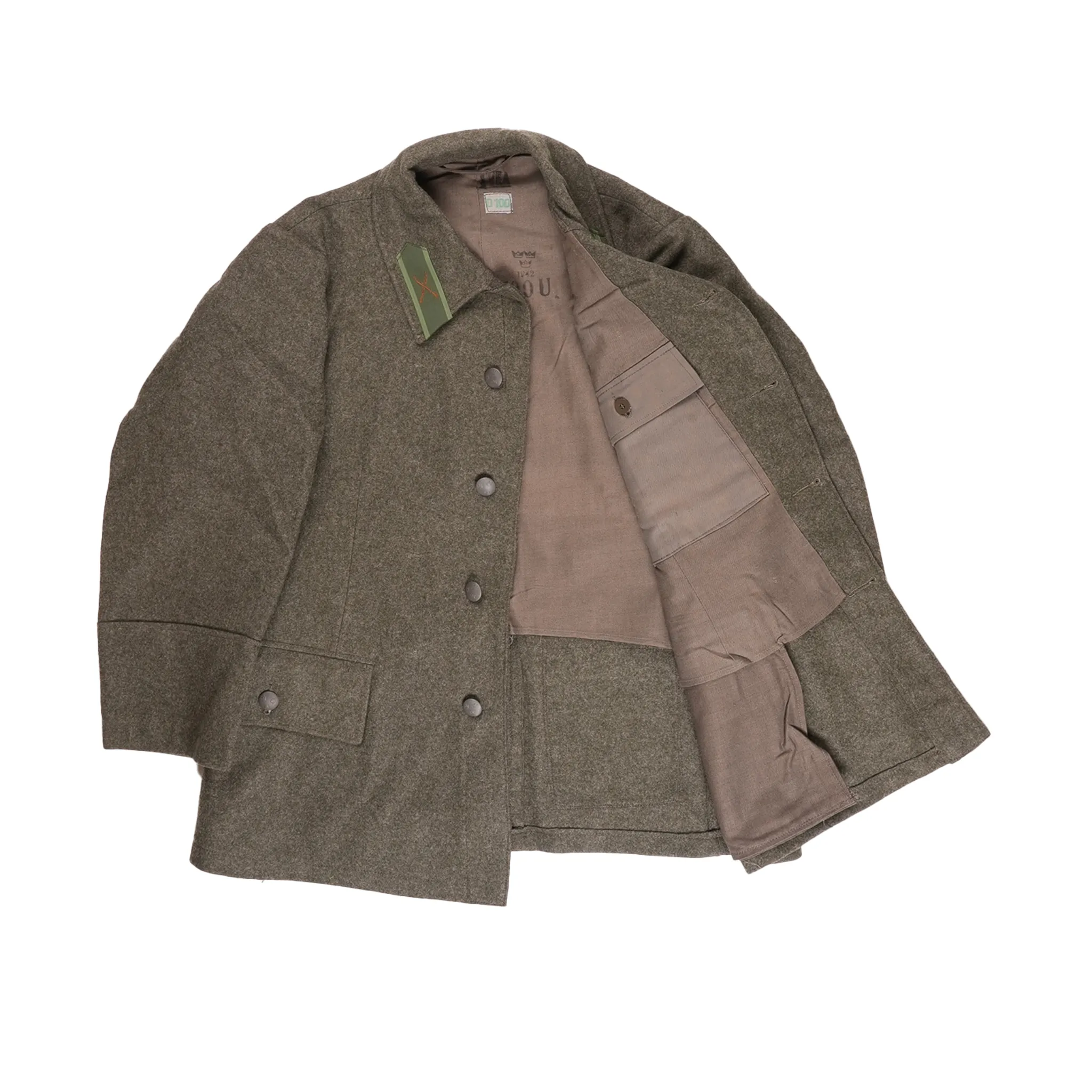 Grade 2 Swedish m/39-58 Overcoat