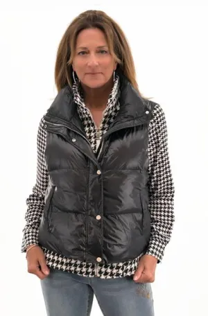 Hounds Tooth Dbl Breasted Vest