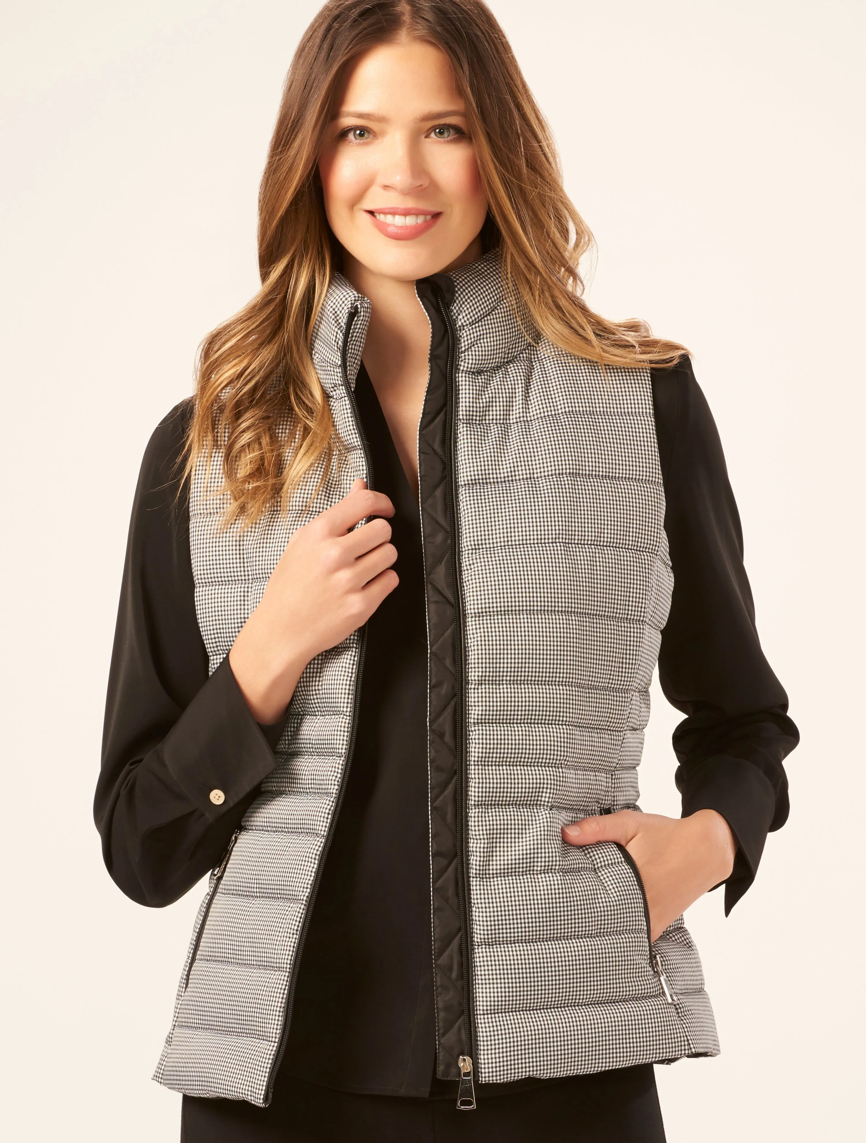 Houndstooth Vest