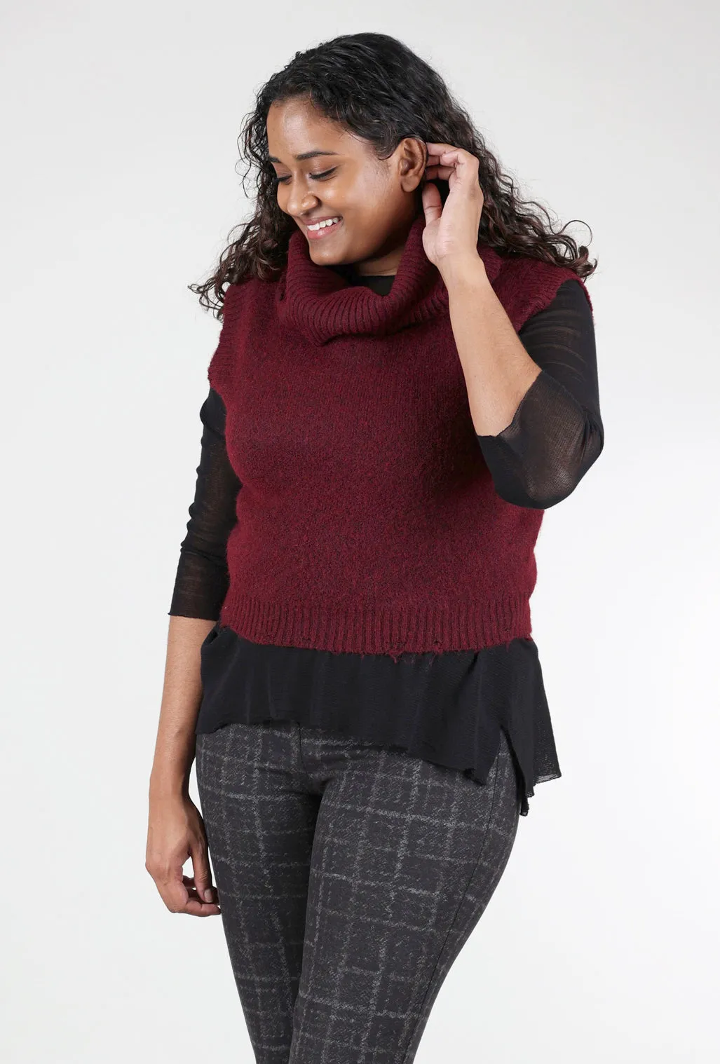 Marlene Vest, Burgundy