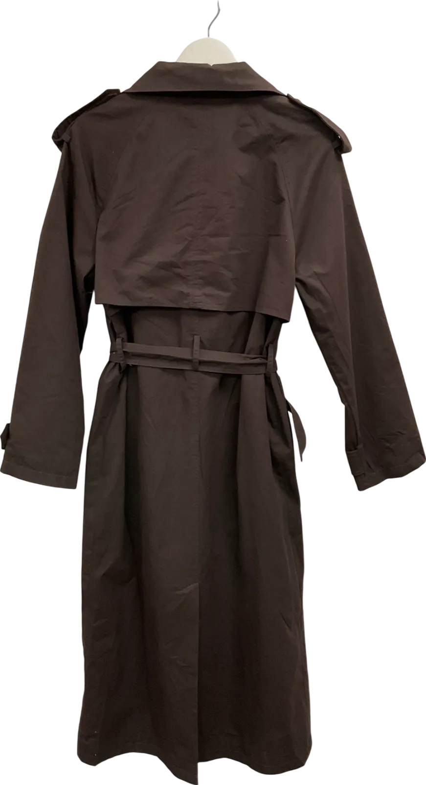 New Look Brown Belted Trench Coat UK 12