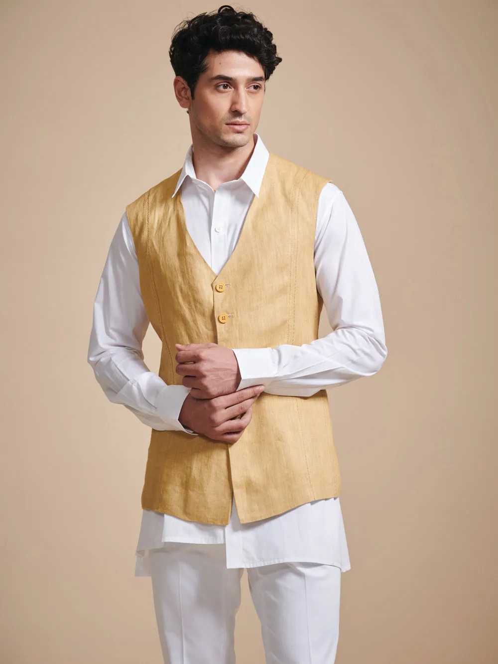 The V Neck Short Waistcoat