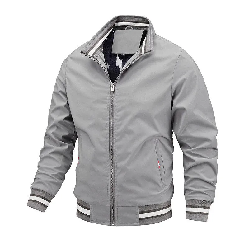 West Louis Spring Windbreaker Bomber Light Jacket