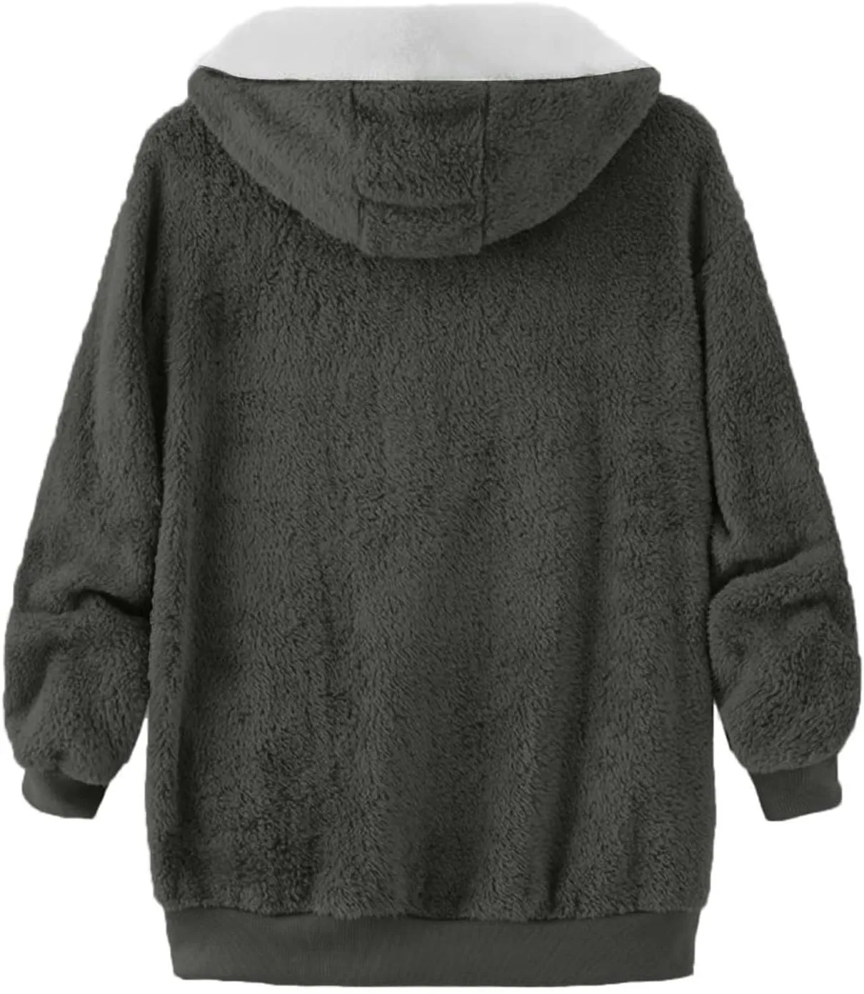 Winter Coats for Women 2023 Fuzzy Fleece Sherpa Jacket Warm Outerwear Button Down Long Sleeve Cardigan Plush Sweater